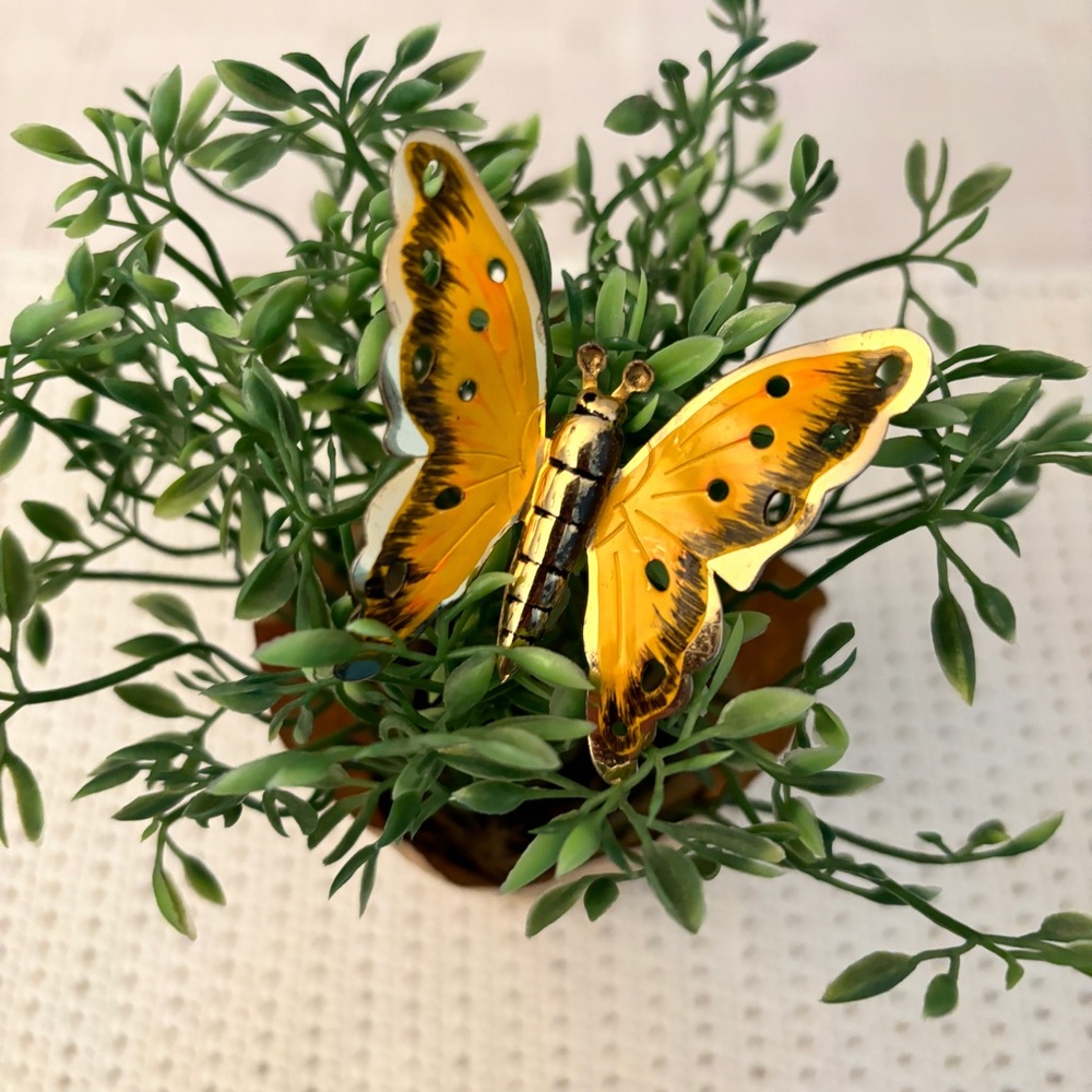 Rare Vintage Coro Sterling with Gold Vermeil Butterfly 🦋 Brooch